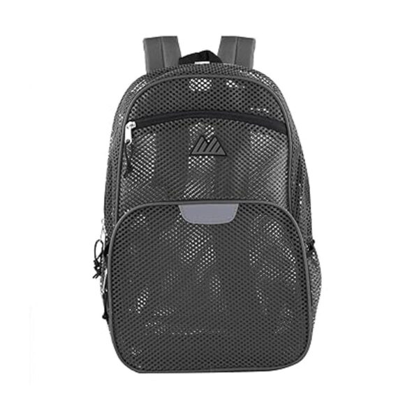 Mochilas plegables de malla para adultos escuela playa_6