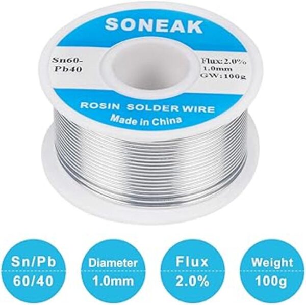 SONEAK Soldadura de plomo de estaño 6040 con núcleo de_2