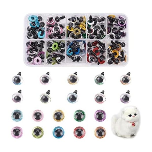 PH PandaHall 100 purpurina de ojos de seguridad con