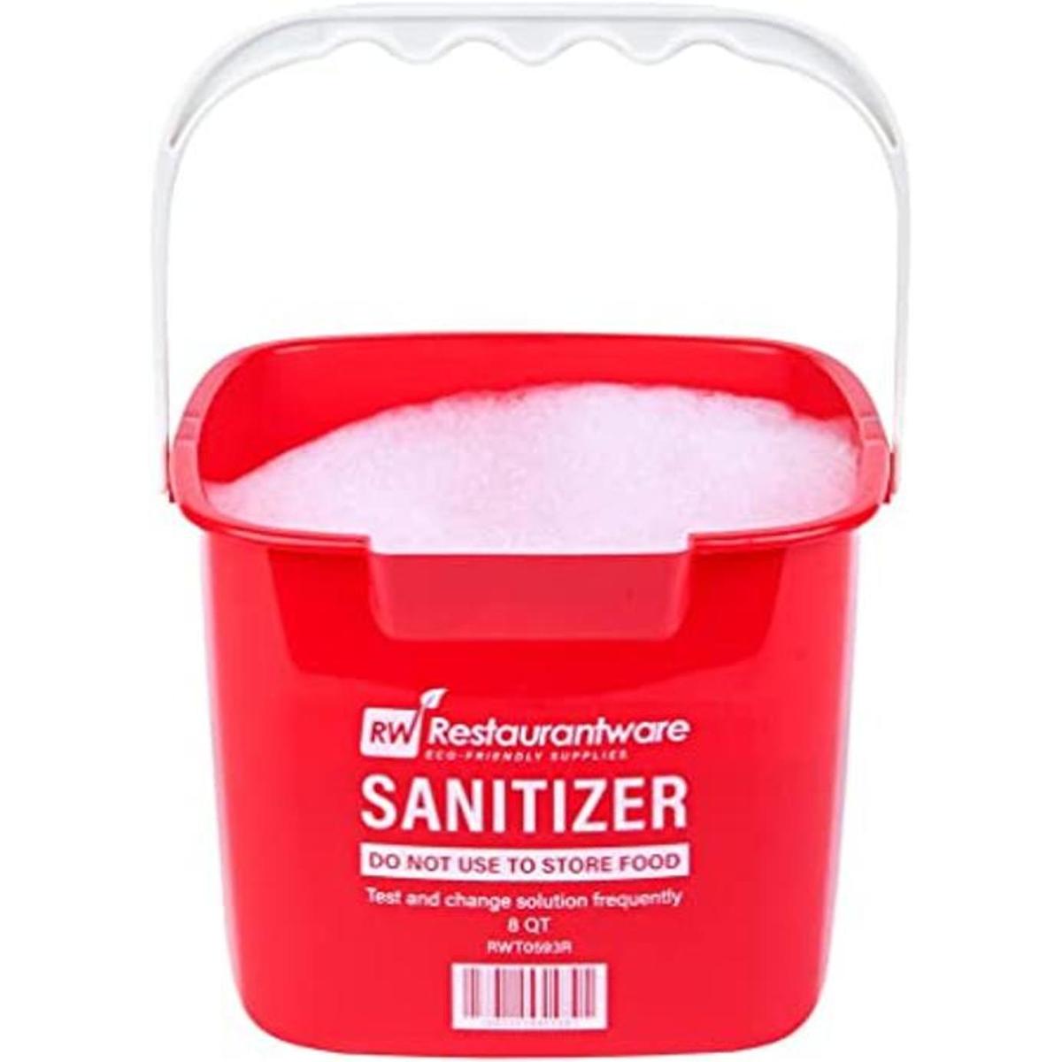 RW Clean Cubo de limpieza de 8 cuartos de galón 1 cubo