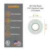 Sunlite 41325SU Paquete de 10 cintas eléctricas de PVC de_2
