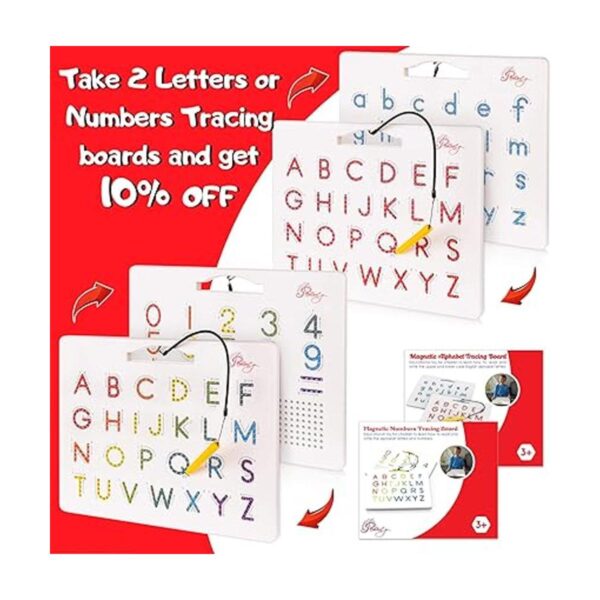 Tablero magnético de calculo del alfabeto letras y_6