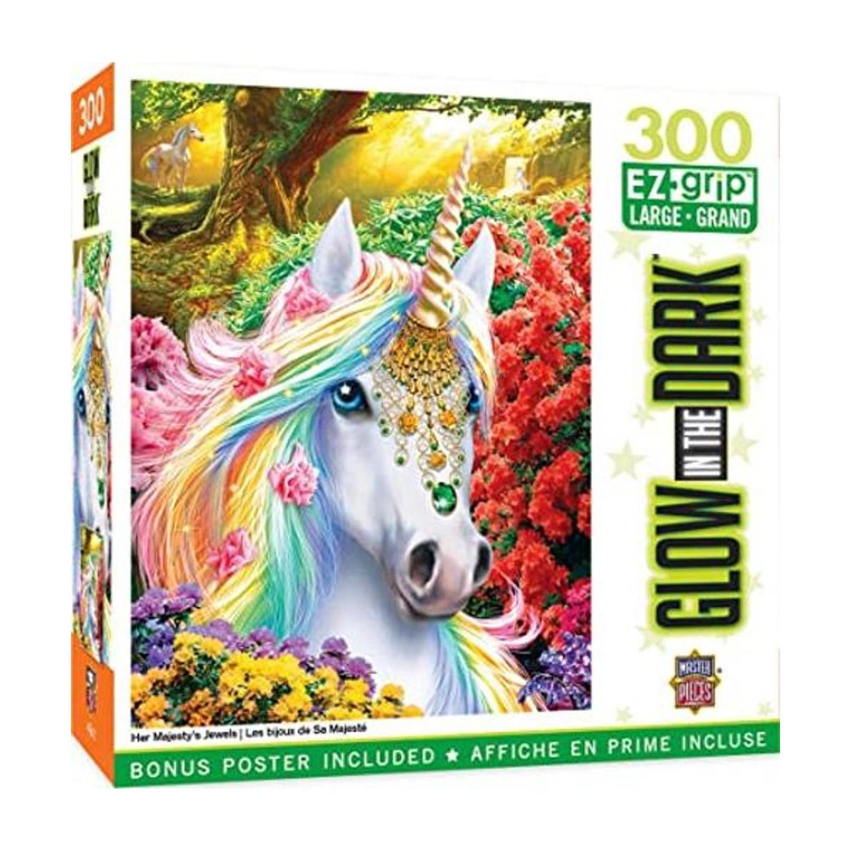 MasterPieces Rompecabezas EZ Grip de 300 piezas que brilla