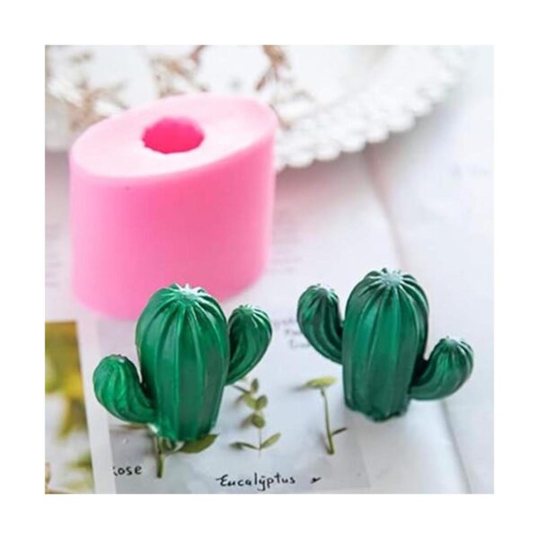 Moldes de vela de silicona 3D cactus plantas suculentas