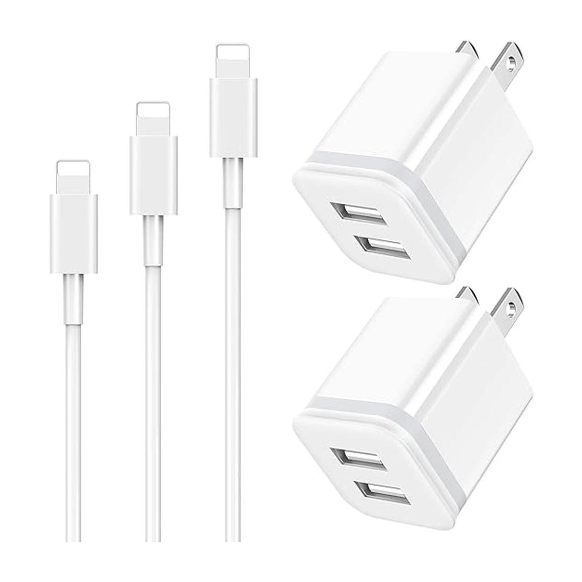 LUOATIP Cable de carga de teléfono de 3 pies 6 pies 10