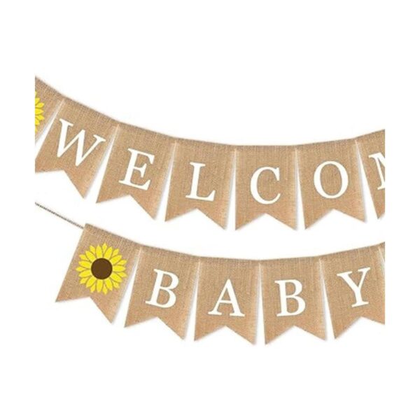 SWYOUN Bandera para bebé con diseño de girasol_2