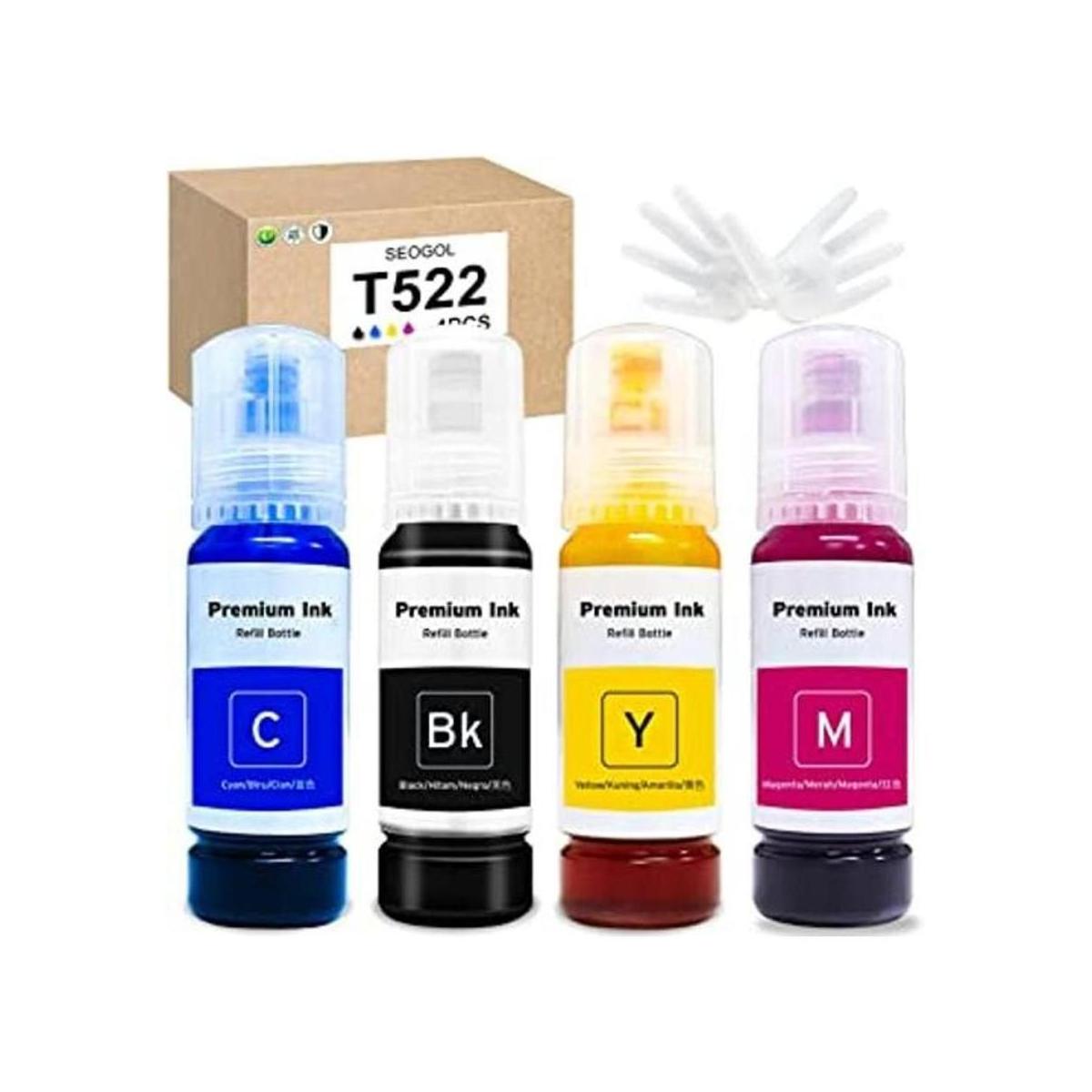 Seogol T522 Kits de botellas de tinta de repuesto