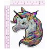 Parche bordado con estampado de unicornio de lentejuelas_2
