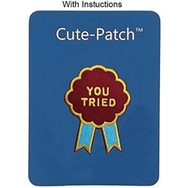 Parche bordado para coser o planchar con texto en inglés_3