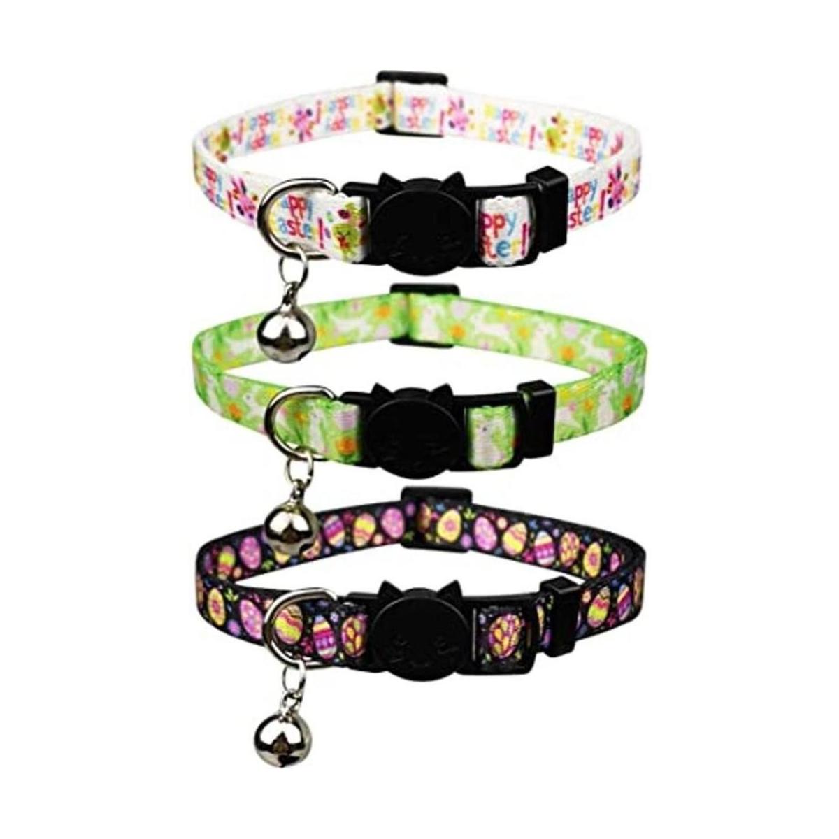 Lamphyface Collar de gato de Pascua con campana
