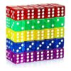 Juego de 50 dados de 6 caras de juegos de dados de colores_1