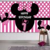 Telón de fondo de cumpleaños de Minnie 1 suministros de_1