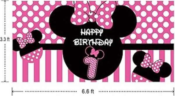 Telón de fondo de cumpleaños de Minnie 1 suministros de_2