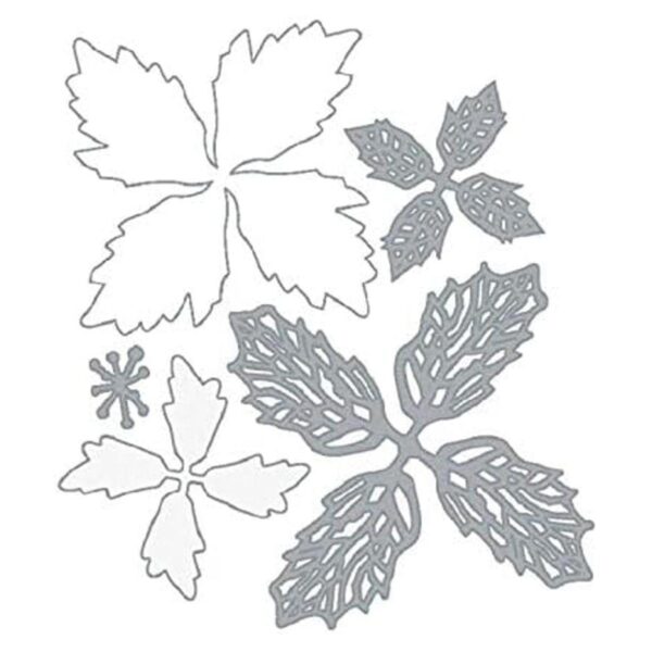 Troqueles de metal de hoja de arce para boda copos de
