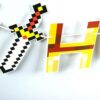 Pancarta de papel con temática de videojuegos de los años_5
