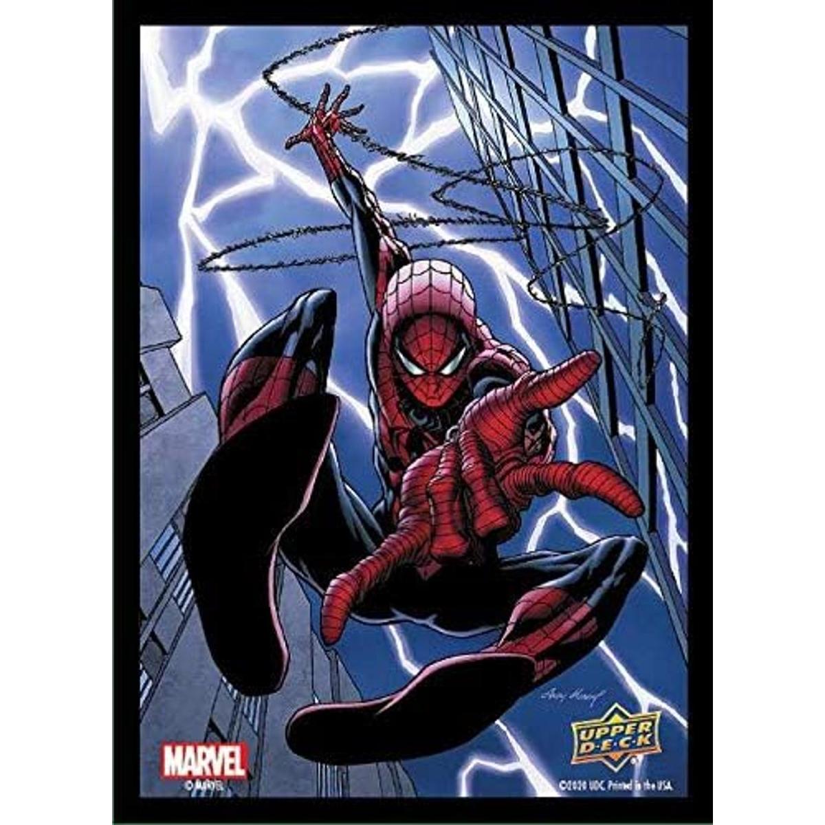 Upper Deck Fundas para tarjetas Marvel SpiderMan