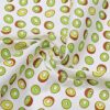 Qililandiy 7 piezas de tela de algodón impreso de frutas