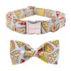 Unique Style Paws Collar de perro con lazo collar
