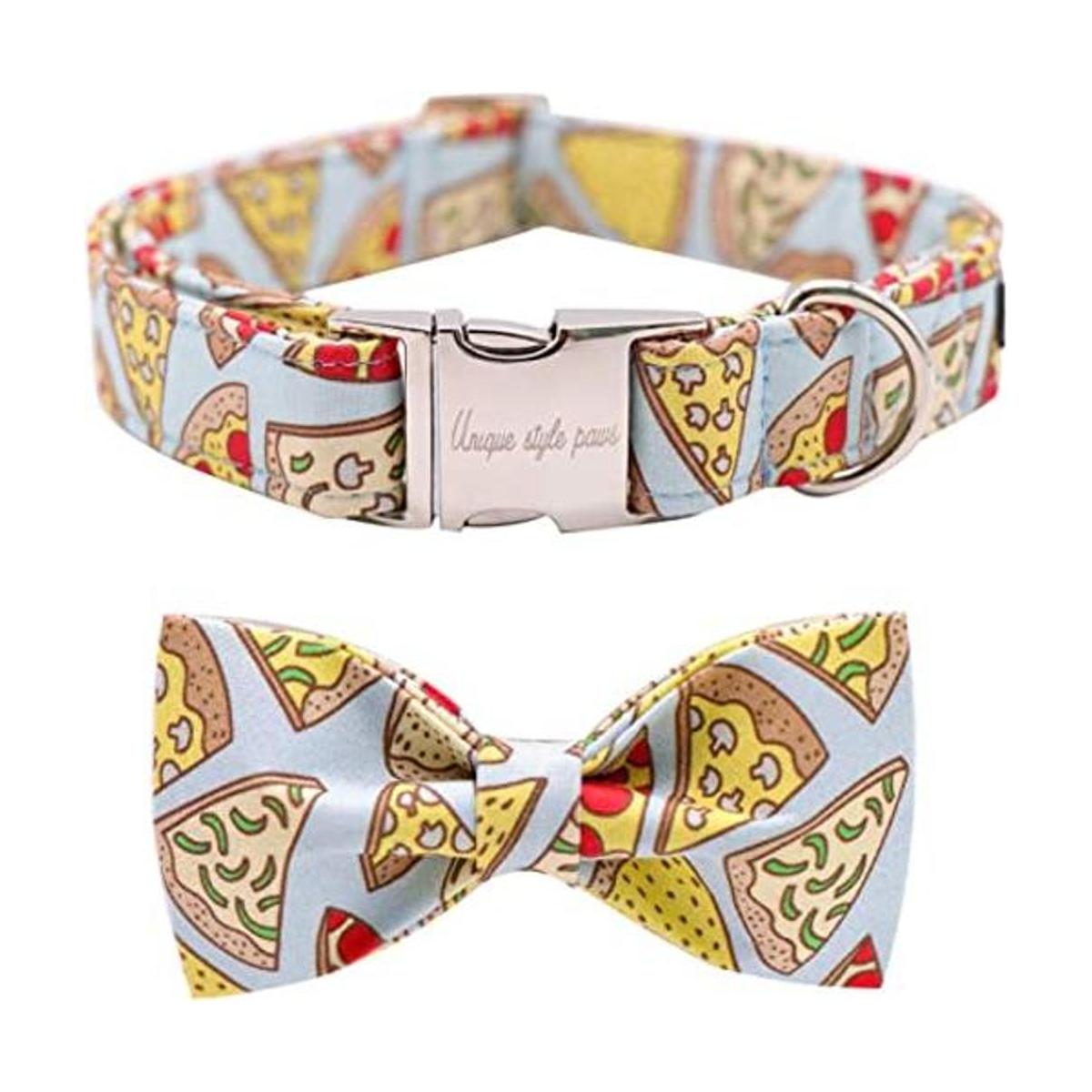 Unique Style Paws Collar de perro con lazo collar