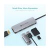 USBC Hub HDMI 5 en 1 Keymox USB C adaptador con 2 puertos_2