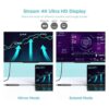 USBC Hub HDMI 5 en 1 Keymox USB C adaptador con 2 puertos_3