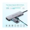 USBC Hub HDMI 5 en 1 Keymox USB C adaptador con 2 puertos_4