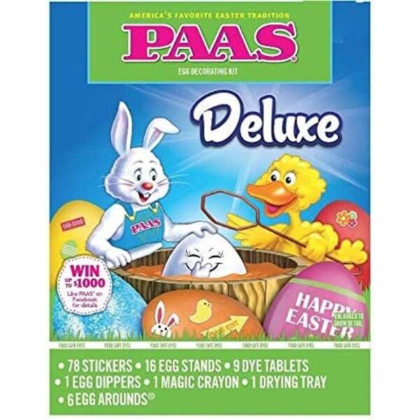 PAAS Kit de decoración de huevos de lujo 78 pegatinas_2