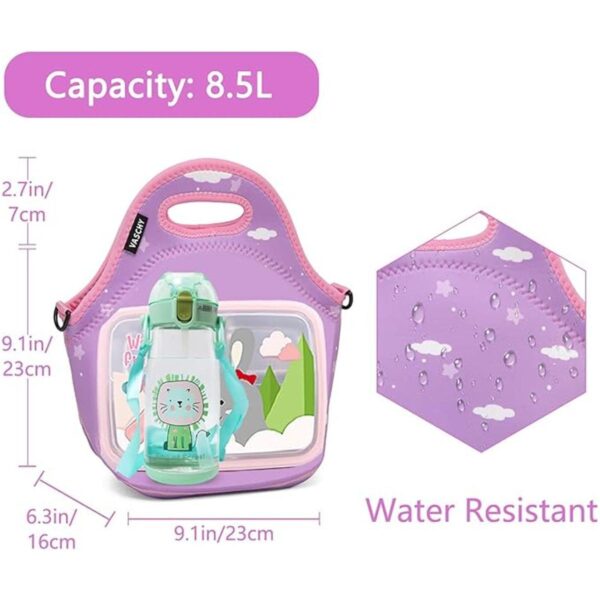 VASCHY Lonchera ligera de neopreno aislada para niños y
