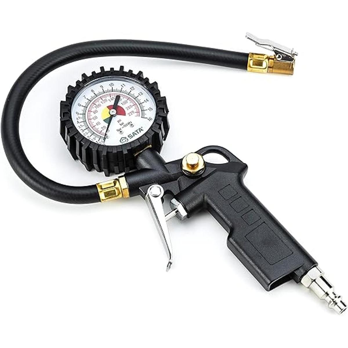 SATA Inflador de neumáticos con manómetro ST98100U
