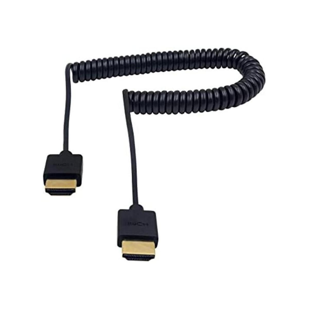 Duttek Cable en espiral HDMI cable en espiral HDMI 4K