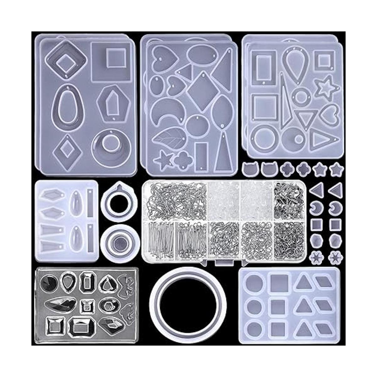 Paxcoo Moldes de resina para joyas kit de fabricación de