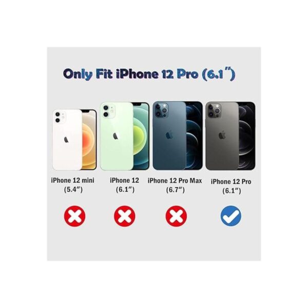 QHOHQ Paquete de 3 protectores de pantalla para iPhone 12_2
