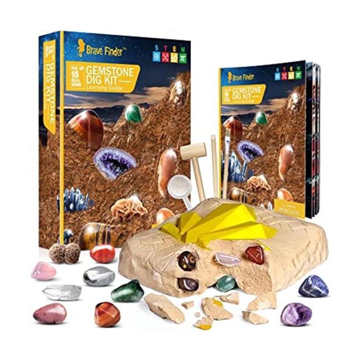 Kit de excavación de gemas de piedras preciosas kit de