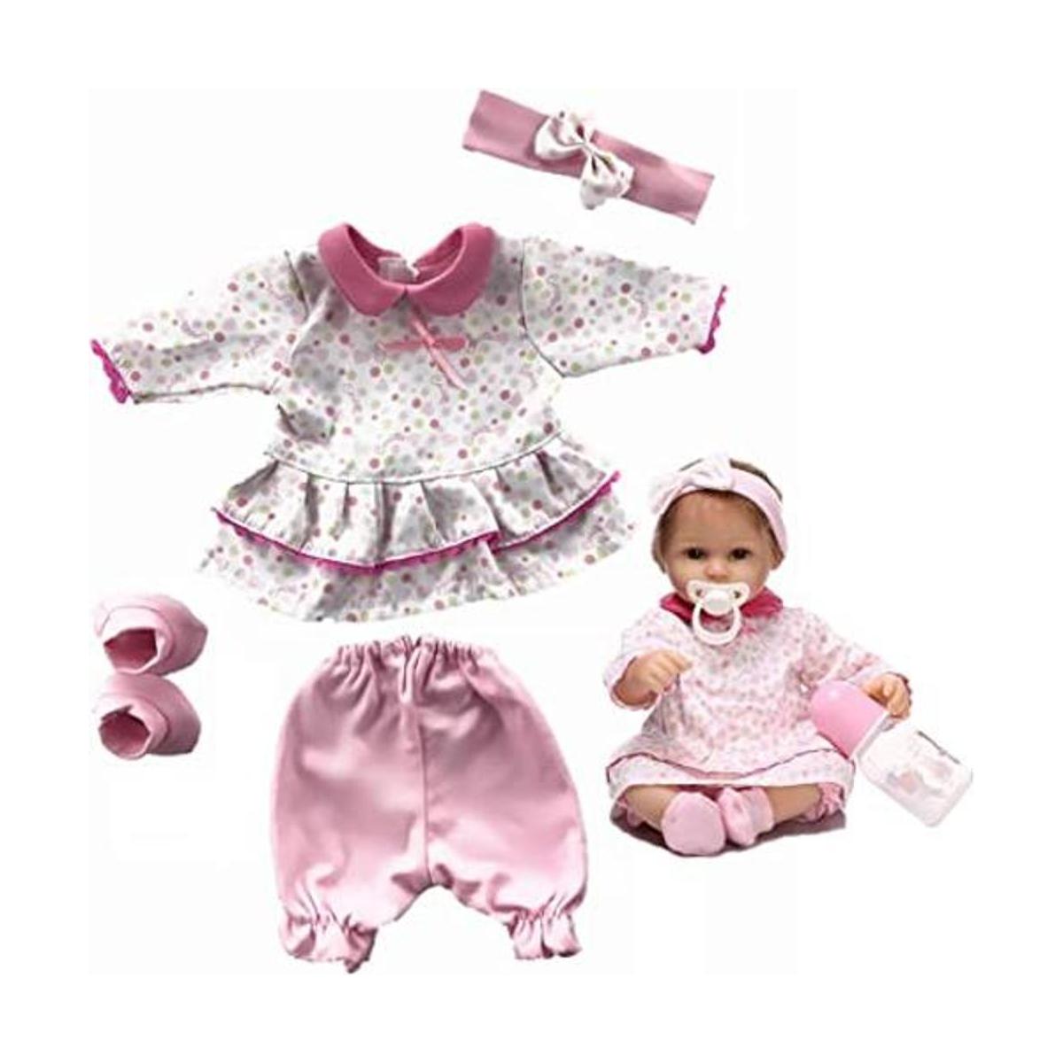 Pedolltree Juego de 5 piezas de ropa para muñecas de bebé
