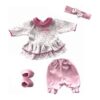Pedolltree Juego de 5 piezas de ropa para muñecas de bebé_2