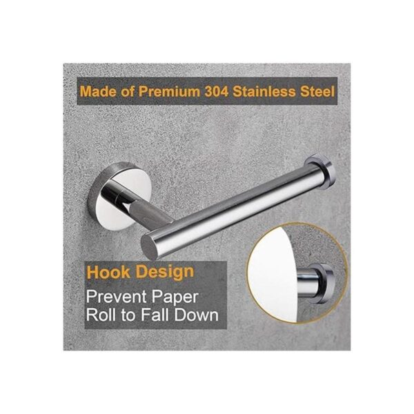Nolimas Polished Chrome Toilet Paper Holder SUS304