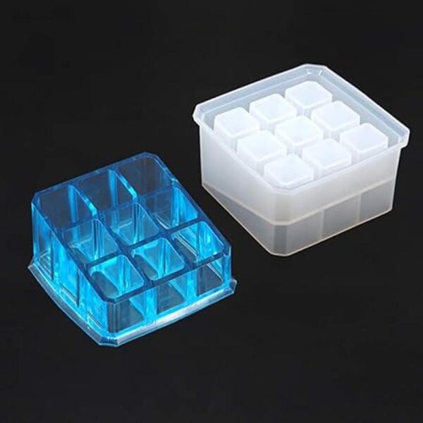 Tomorotec Molde de resina epoxi de silicona 2 tamaños