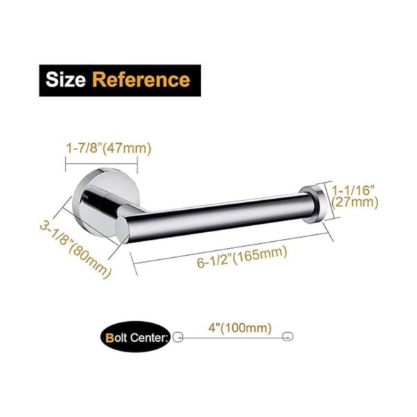 Nolimas Polished Chrome Toilet Paper Holder SUS304