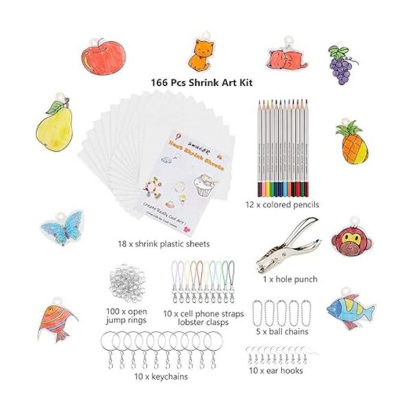 Kit de hojas de plástico termorretráctil 166 piezas de_2