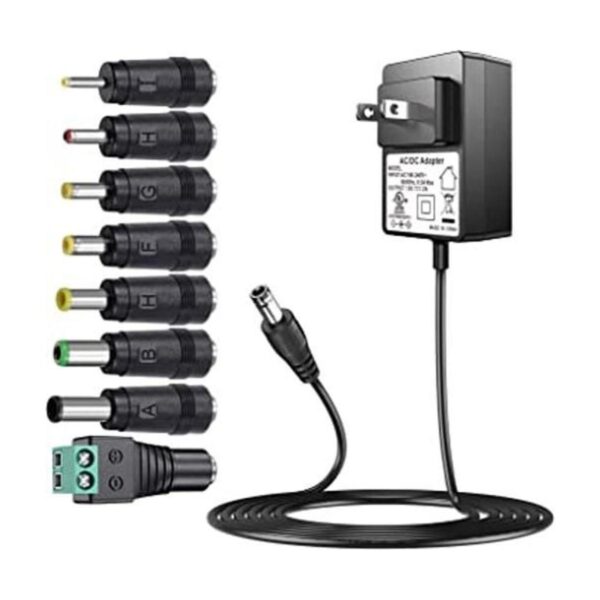 SoulBay Fuente de alimentación de 12 V y 2 A adaptador_1