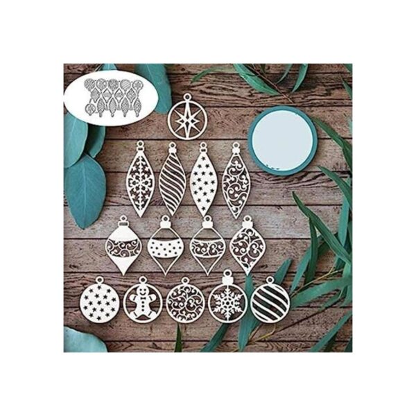 Troqueles de decoración navideña diseño de muñeco de_1