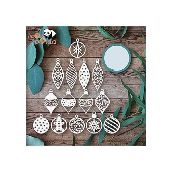 Troqueles de decoración navideña diseño de muñeco de_3