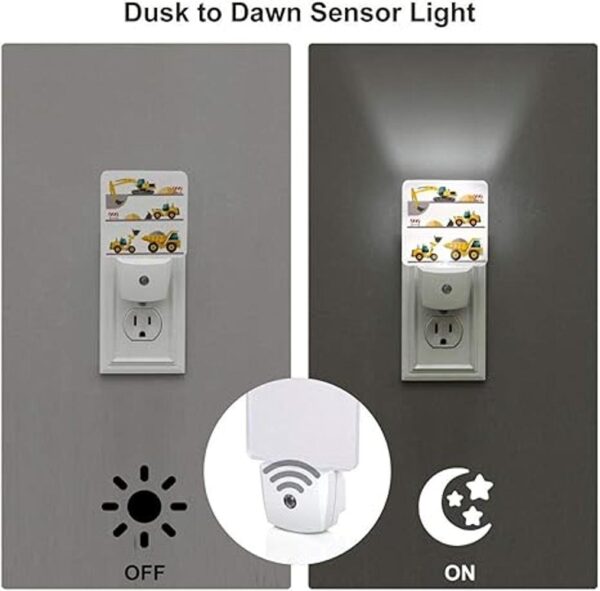 Juego de 2 luces LED nocturnas juguete favorito de los_3