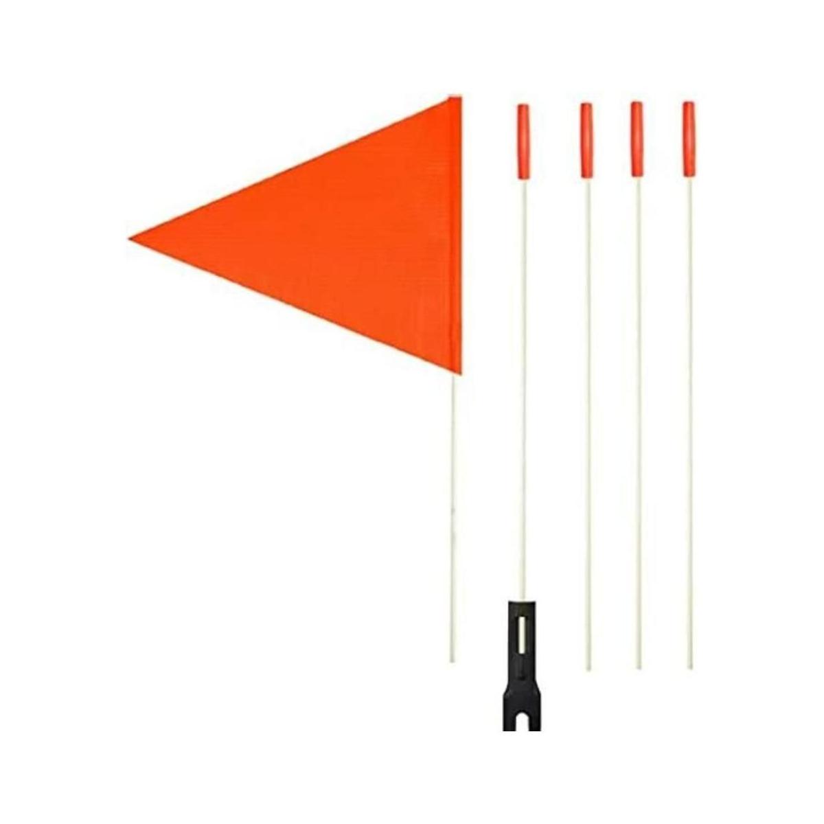 Uelfbaby Banderas de bicicleta mejoradas con poste 6 pies