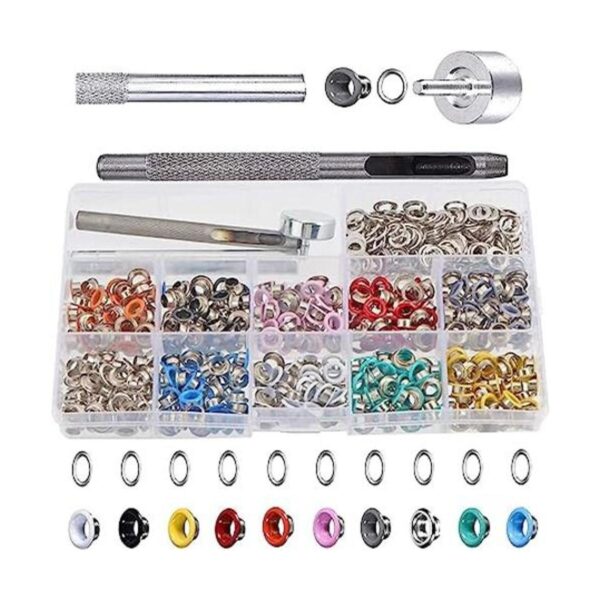 Kit de 500 ojales R Reifeng ojales de metal herramientas_1