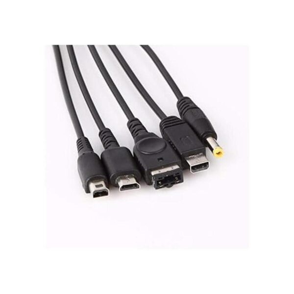 Skywin Cable cargador USB 5 en 1 para Nintendo Cable_4
