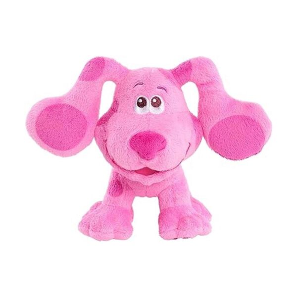 Just Play Puf de peluche azul y magenta paquete de 2_4