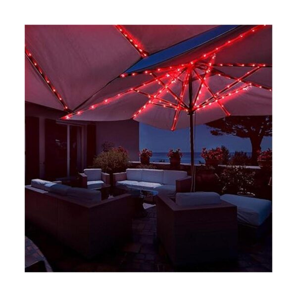 Tira de luces para sombrilla de patio 104 LED brillantes_2
