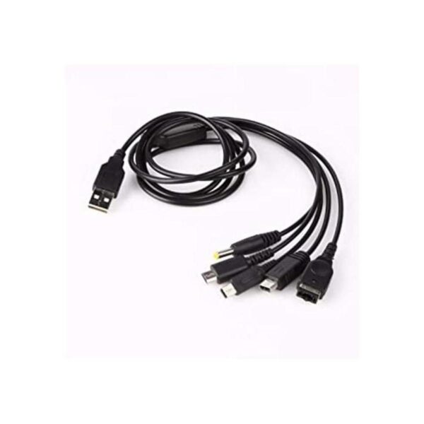 Skywin Cable cargador USB 5 en 1 para Nintendo Cable_1