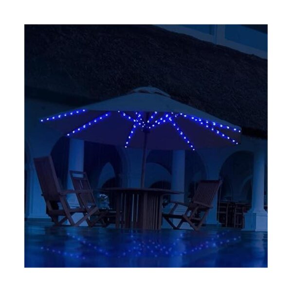 Tira de luces para sombrilla de patio 104 LED brillantes_3